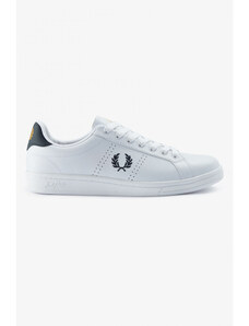 FRED PERRY - Leather Sneakers, Colore Bianco, Taglia scarpe uomo 39