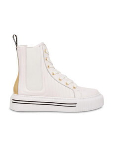POLLINI - High Sneakers, Colore Bianco, Taglia scarpe donna 35