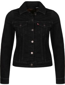 Levi's Ex-Bf Sherpa Trucker, Giacca In Jeans Donna, Nero (Forever