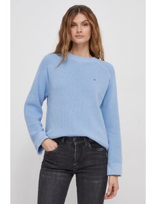 Tommy Hilfiger maglione in cotone colore blu
