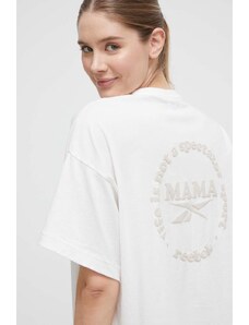 Reebok t-shirt in cotone MATERNITY donna colore beige