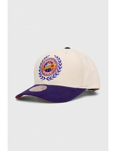 Mitchell&Ness berretto da baseball in cotone Phoenix Suns colore bianco con applicazione