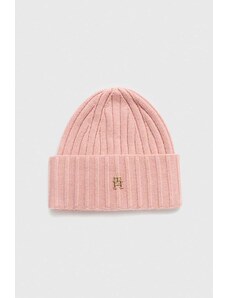 Tommy Hilfiger berretto in misto lana colore rosa