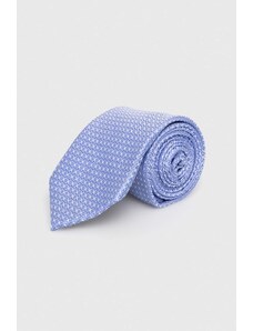 Michael Kors cravatta in seta colore blu