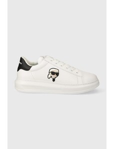 Karl Lagerfeld sneakers in pelle KAPRI MENS colore bianco KL52530N