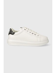 Karl Lagerfeld sneakers in pelle KAPRI MENS colore bianco KL52576