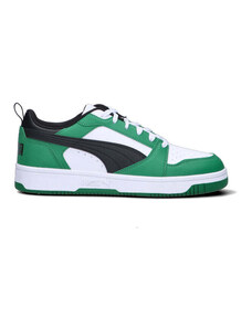 PUMA REBOUND V6 LOW Sneaker uomo verde/nera SNEAKERS
