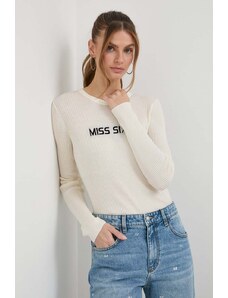 Miss Sixty maglione in lana donna colore beige