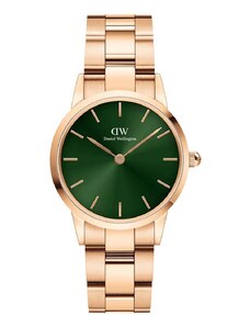 Daniel Wellington orologio Iconic Link Emerald donna colore oro