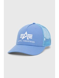 Alpha Industries berretto da baseball colore blu