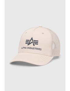 Alpha Industries berretto da baseball colore beige