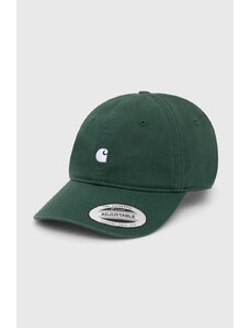 Carhartt WIP berretto da baseball in cotone Madison Logo Cap colore verde I023750.22VXX