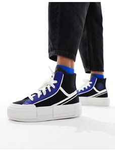 Converse - Chuck Taylor All Star Cruise Hi - Sneakers stile racer blu e nere-Nero