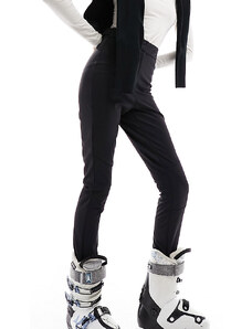 ASOS 4505 Tall - Pantaloni da sci a vita alta skinny neri con staffe-Nero