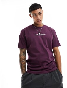 Calvin Klein - Hero - T-shirt viola comoda con logo