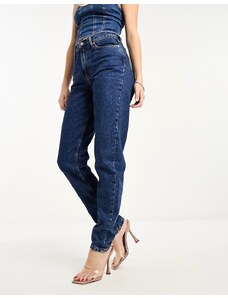 Calvin Klein Jeans - Mom jeans lavaggio medio-Blu