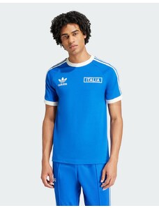 adidas Originals - FIGC OG - T-shirt blu con 3 strisce