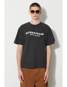 Human Made t-shirt in cotone Graphic uomo colore nero HM26TE009