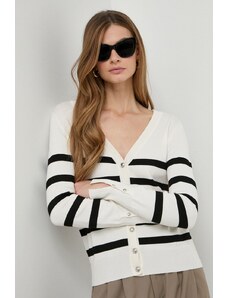 Guess cardigan donna colore bianco
