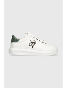 Karl Lagerfeld sneakers in pelle KAPRI MENS colore bianco KL52533N