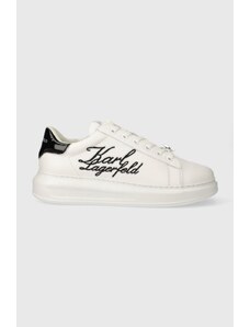Karl Lagerfeld sneakers in pelle KAPRI MENS colore bianco KL52510S