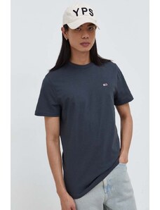 Tommy Jeans t-shirt in cotone uomo colore grigio