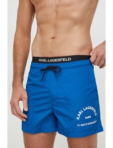Karl Lagerfeld pantaloncini da bagno colore blu