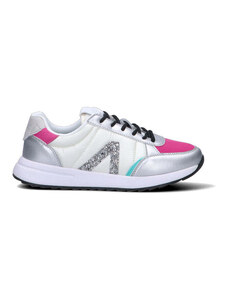 ACBC Sneaker donna bianca/argento/rosa SCARPA