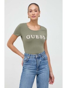 Guess t-shirt donna colore verde