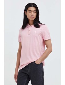 Tommy Jeans polo in cotone colore rosa DM0DM18312