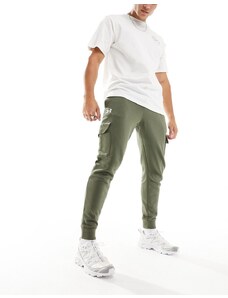 Under Armour - Rival - Joggers cargo in pile kaki-Verde