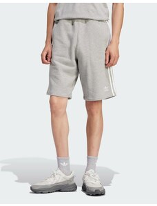 adidas Originals - adicolor - Pantaloncini grigi con 3 strisce-Grigio