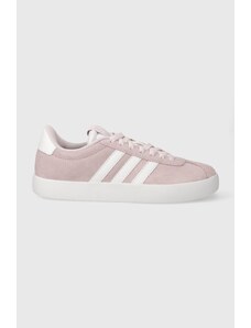 adidas sneakers in camoscio COURT colore rosa ID6281