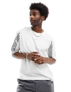 adidas Originals - Raglan Cutline - T-shirt bianca con maniche raglan-Bianco
