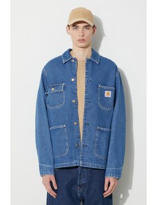 Carhartt WIP giacca di jeans OG Chore Coat uomo colore blu I031896.106