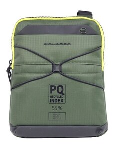 Borsello Porta iPad iPad Otello in tessuto riciclato Piquadro - CA5387S114 Verde