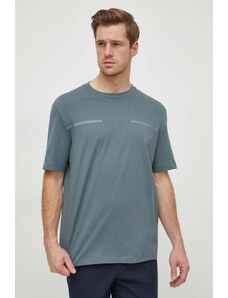 Armani Exchange t-shirt in cotone uomo colore verde