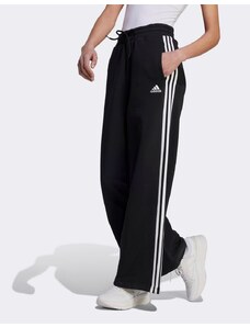 adidas performance adidas Essentials - Joggers ampi in French Terry neri con 3 strisce-Nero