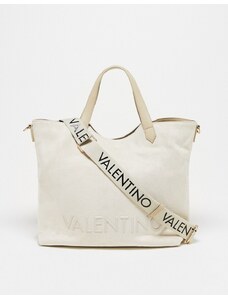 Valentino Bags Valentino - Courmayeur - Borsa shopper color écru-Bianco