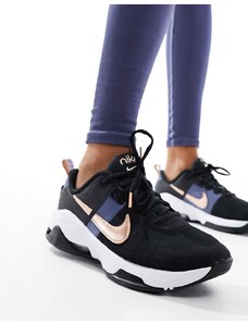 Nike Training - Zoom Bella 6 - Sneakers nere e color bronzo-Nero
