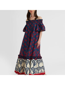 La DoubleJ Dresses gend - Capalbio Dress Palmetto L 100% Cotton