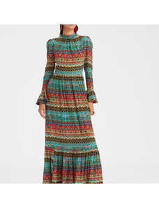 La DoubleJ Dresses gend - Visconti Dress Giza Turquoise L 100% Silk