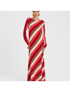 La DoubleJ Dresses gend - Knit Swing Dress Multicolor L 75%Merinos Extrafine 25%Silk