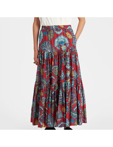 La DoubleJ Skirts gend - Big Skirt Sicomore Red XL 80% Cotton 20% Silk