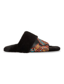 La DoubleJ Shoes gend - Winter Slides Sicomore Black 36 93% Polyester 4% Silk 3% Nylon