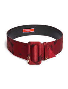 La DoubleJ Small Accessories gend - Medium Belt Ruby Red One Size 45% Polyester 44% Recycled Polyester 11%Metal