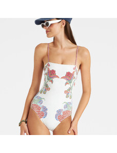 La DoubleJ Swimwear gend - Elle Swimsuit Grenadilla Placée Off White S 76% Polyamide 24% Elastane