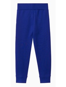 Burberry Pantalone jogging blu elettrico in cotone