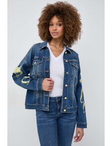 Armani Exchange giacca di jeans donna colore nero