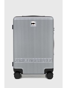 Karl Lagerfeld valigia colore grigio